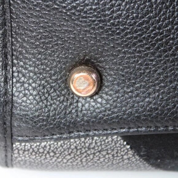 Coach Womens Double Handle Logo Metallic Patchwork Satchel Handbag Black 36531 - Picture 10 of 11